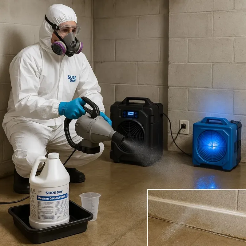 Sanitization and Odor Removal process in Chevy Chase Heights, PA