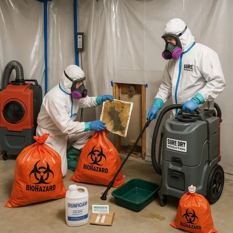 Contaminated Water Handling Protocols process in Chevy Chase Heights, PA
