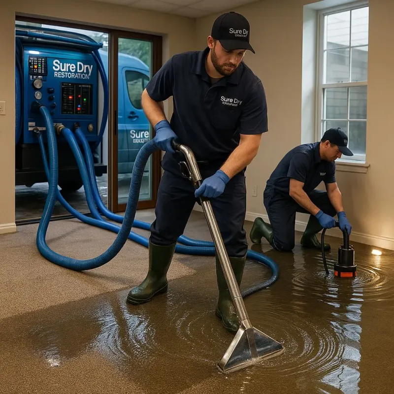 Water Extraction and Removal process in Chevy Chase Heights, PA